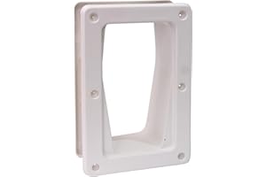 PetSafe Electronic Pet Door Wall Conversion Kit - for Electronic Doggie Door Installation in Thick Walls & Doors - Durable Plastic Frame with Telescoping Design - Large