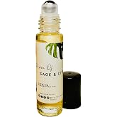 Sage and Citrus Perfume - Essential Oil/Perfume Blend, Roll On Long Lasting, Aromatherapy,10ml