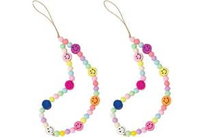 Staqlo Beaded Phone Lanyard Straps Girly Cute Fixed Beads Pearl Neck Lanyards