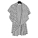 Bestdress Women's Solid Sleeveless Irregular Cape Coat