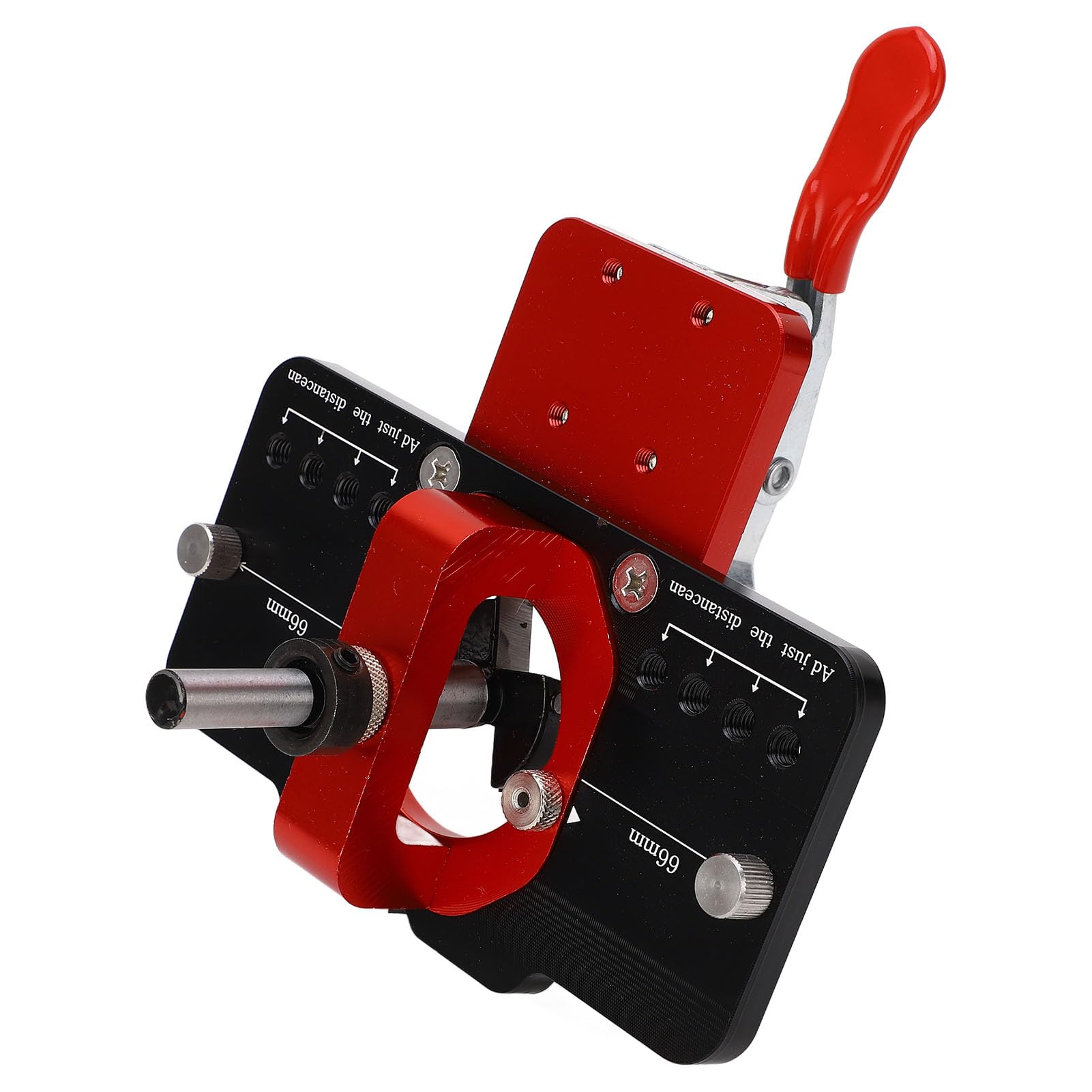 Concealed Hinge Jig 35mm with Drill Bit, for Door Cabinet Furniture, Alloy, Safer Clamping