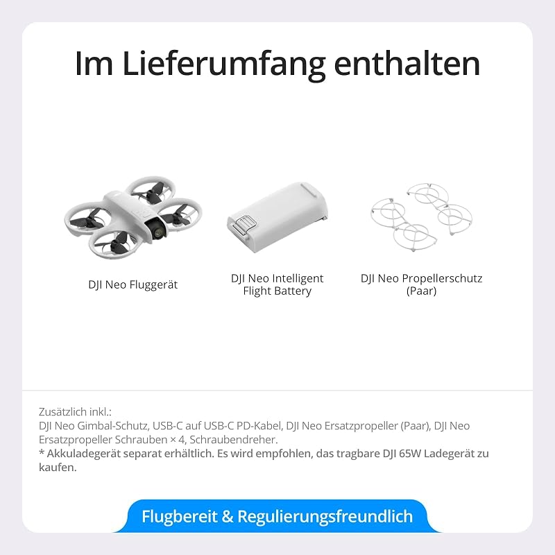 Neo, Minidrohne mit 4K UHD-Kamera für Erwachsene