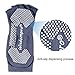 Wisdompro 2 Pairs Toeless Half Toe Yoga Socks with Anti Slip Grip for Women & Men (BG-SM)