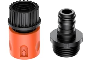 huwaicpi Quick Connect Flush Kit for Sea-doo (Orange) & Kawasaki, Jet Boat Engine Flush Adapter Accessories, Compatible with 4 Stroke Seadoo PWC and Jet Ski, Honda Yamaha Outboard Cleaning Kit
