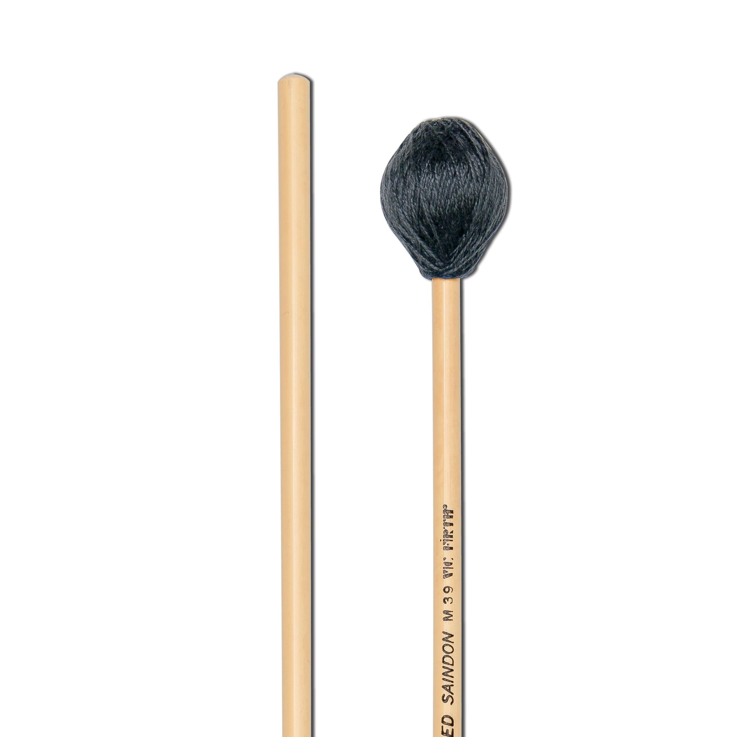 Vic FIrth - Signature Series Marimba Mallets - M39 - Ed Saindon - Cord - Medium Hard - Black