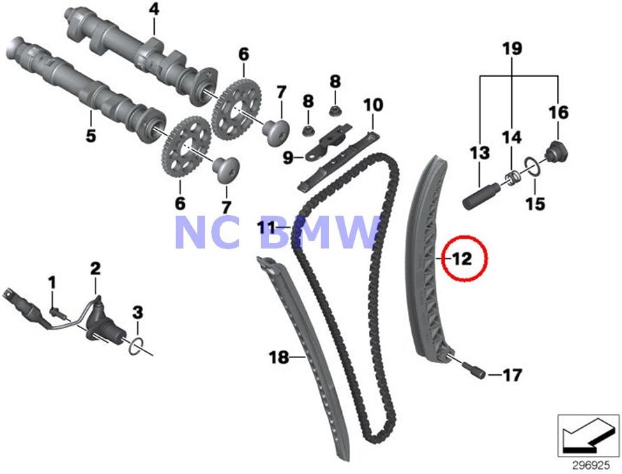 BMW Genuine Motorcycle Timing Gear Chain Tensioner F700GS F800GT F800S F800ST F650GS F800GS