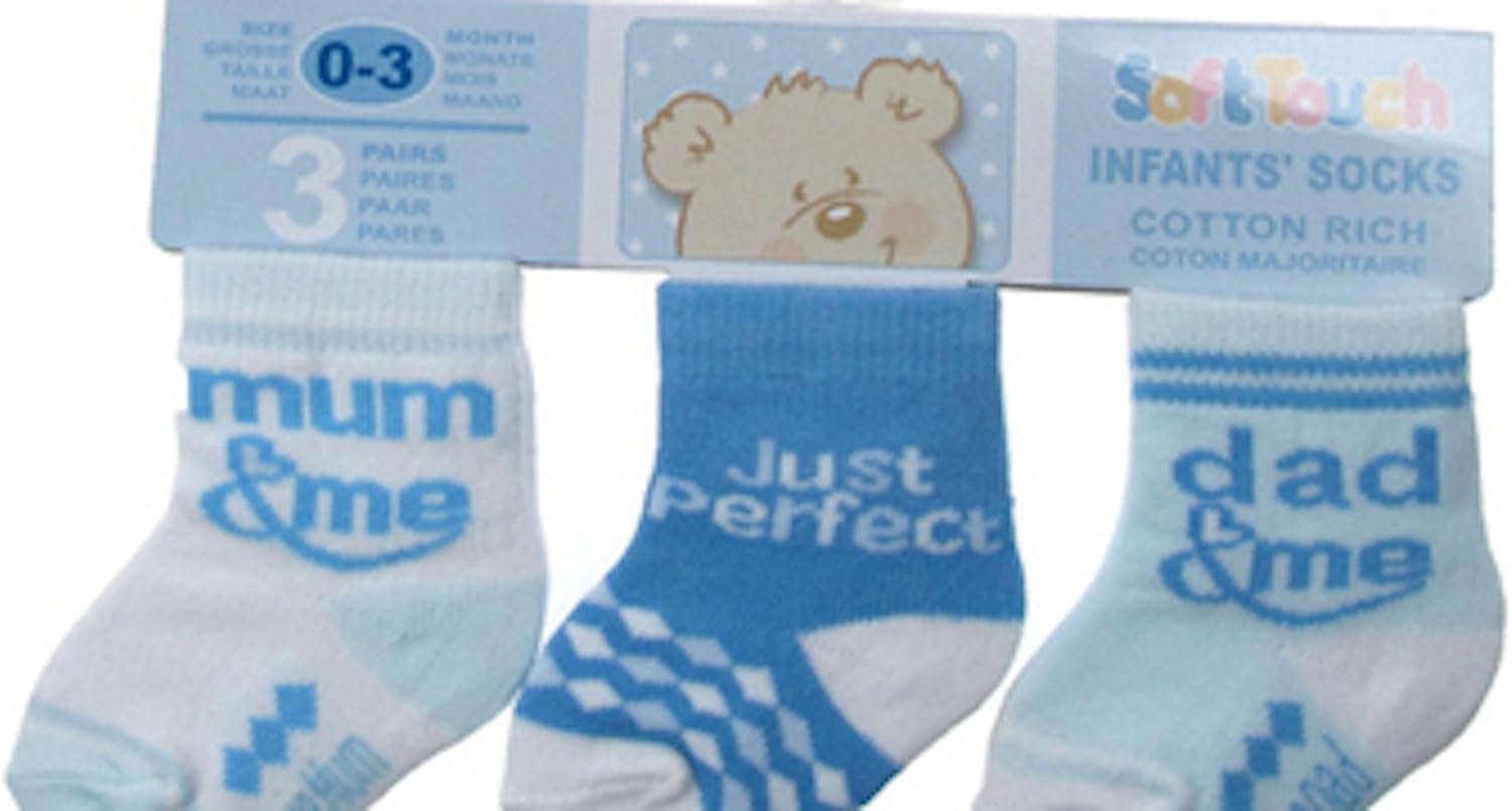 0 A 24 Mois Bleu 0 3 Mois Soft Touch Chaussette Bebe Garcon Chaussettes Et Collants Bebe Fille 0 24m Banistreet Com