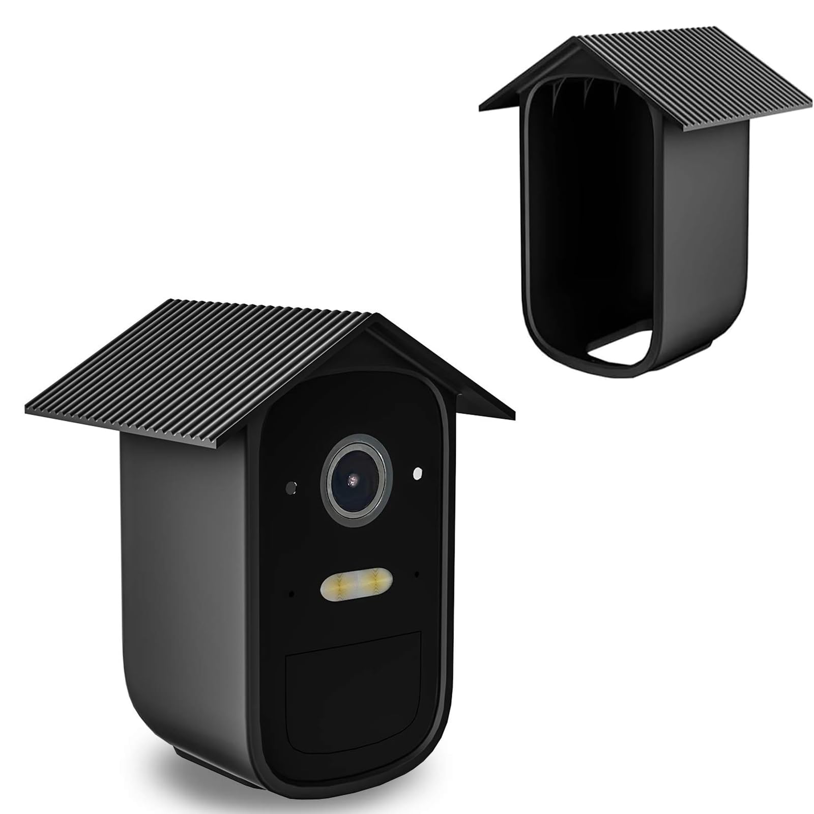 1Pack Silicone Camera Cover Compatible with EufyCam 2C/ EufyCam 2C Pro Security Camera, 360° Full Protection Waterproof Soft Lightweight Durable Silicone for EufyCam Camera