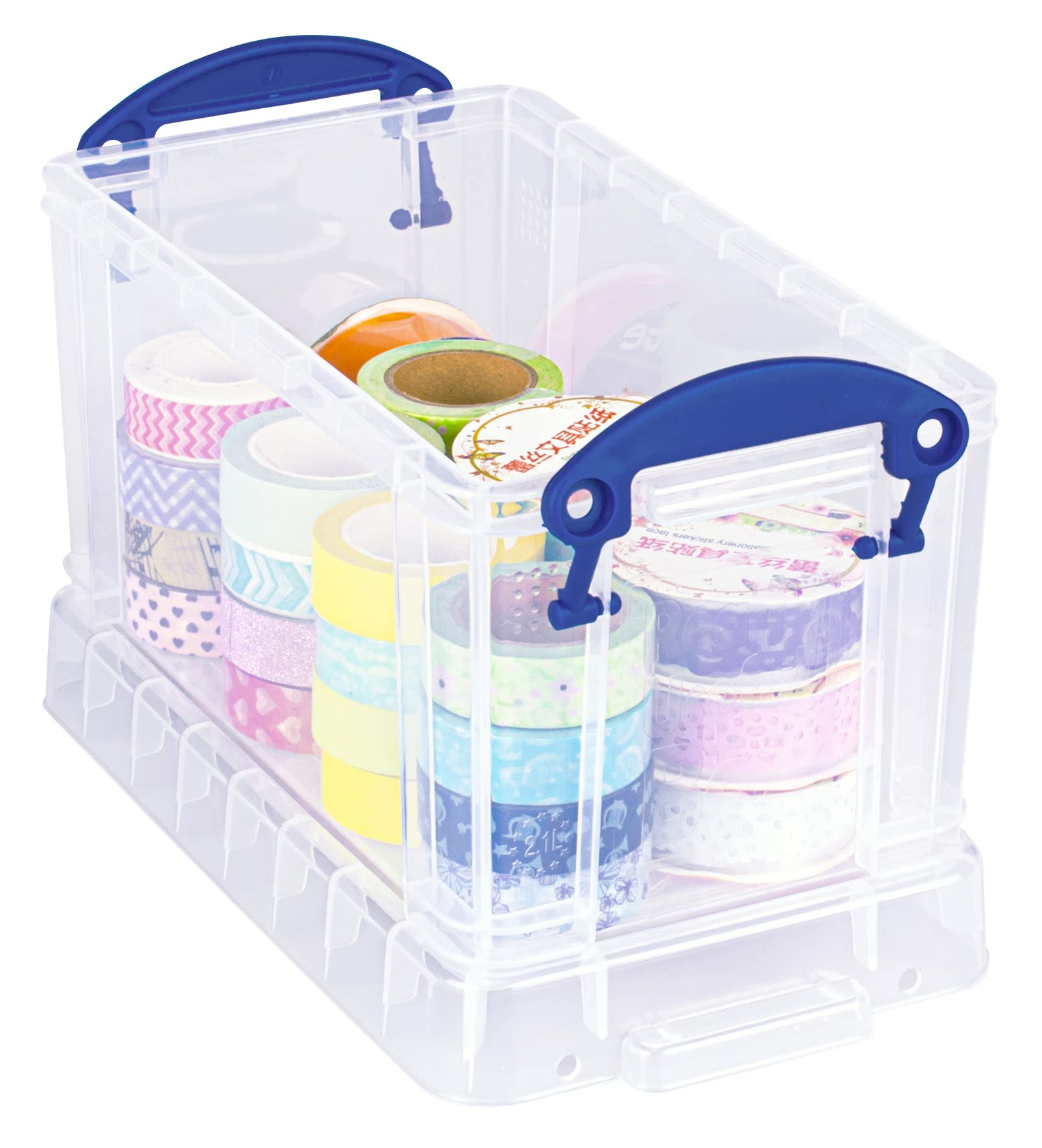 Really Useful Box Plastic Storage 2.1 Litre Clear — image 1