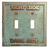 Star Wars (Light/Dark Side) Double Light Switch Cover (Patina)