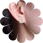 Vacaonio Minimalist Geometric Stud Earrings Hollow Triangle Earrings Tiny Gold Silver Earrings Open Triangle Stud Earrings Simple Earrings Stacking Earrings Jewelry for Women (Gold Triangle 1)