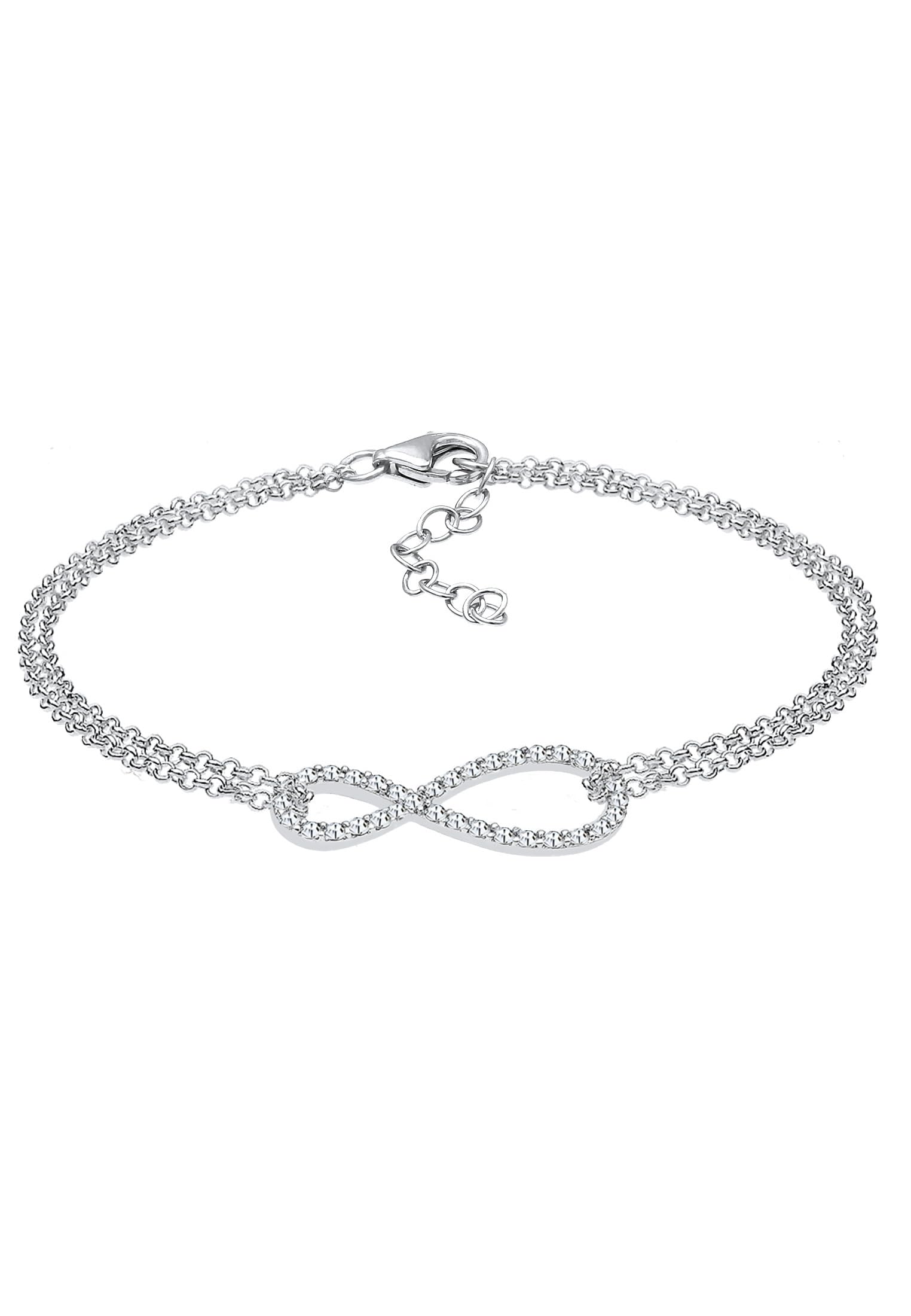 Elli Bracelet infinity Crystals 925 Sterling Silver