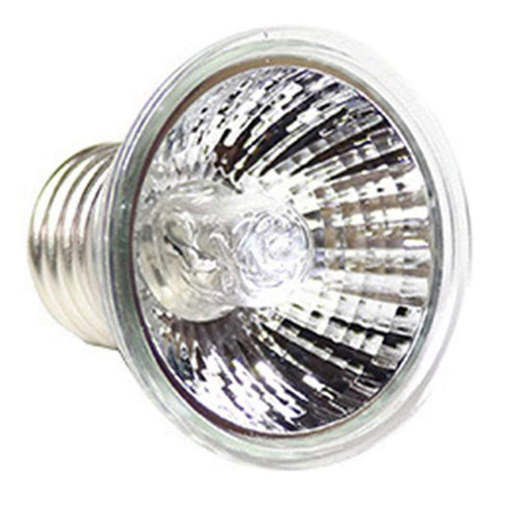 POFET Reptile Basking Spot Climb Pet Lamp Full Spectrum UVA UVB Turtle Tuff Splashproof Halogen Lamp Tortoise Heating Sun Lamp