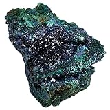 rockcloud Natural Raw Blue Azurite Mineral Healing Crystal Irregular Home Decoration Gemstone Specimen Medium