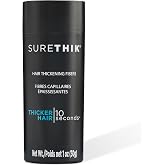 SURETHIK Medium Brown Hair Fibers for Thinning , Building Hair Fibers, Instantly Fuller Looking for Men &amp; Women, 30g