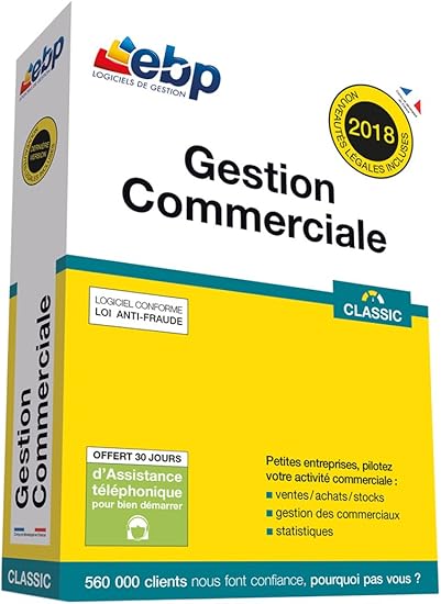 Ebp Gestion Commerciale Classic Derniere Version Ntes Legales Incluses Amazon Fr Logiciels
