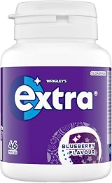 Extra Blueberry Sugarfree Gum Bottle 46 pc Brand New