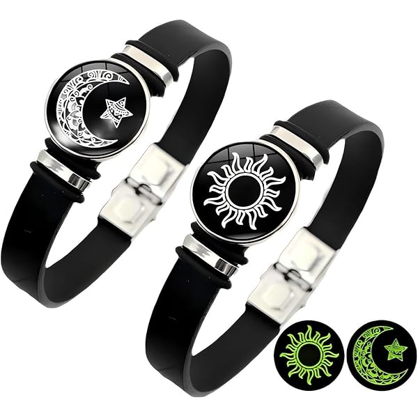 Amazon.com: ZENRUIMING 2pcs sun star moon glow-in-the-dark