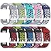 SKYLET for Fitbit Charge 2 Bands, Soft Breathable Replacement Bands for Fitbit Charge 2 Bracelet with Secure Watch Clasp (No Tracker)[Small, 10 Pack]
