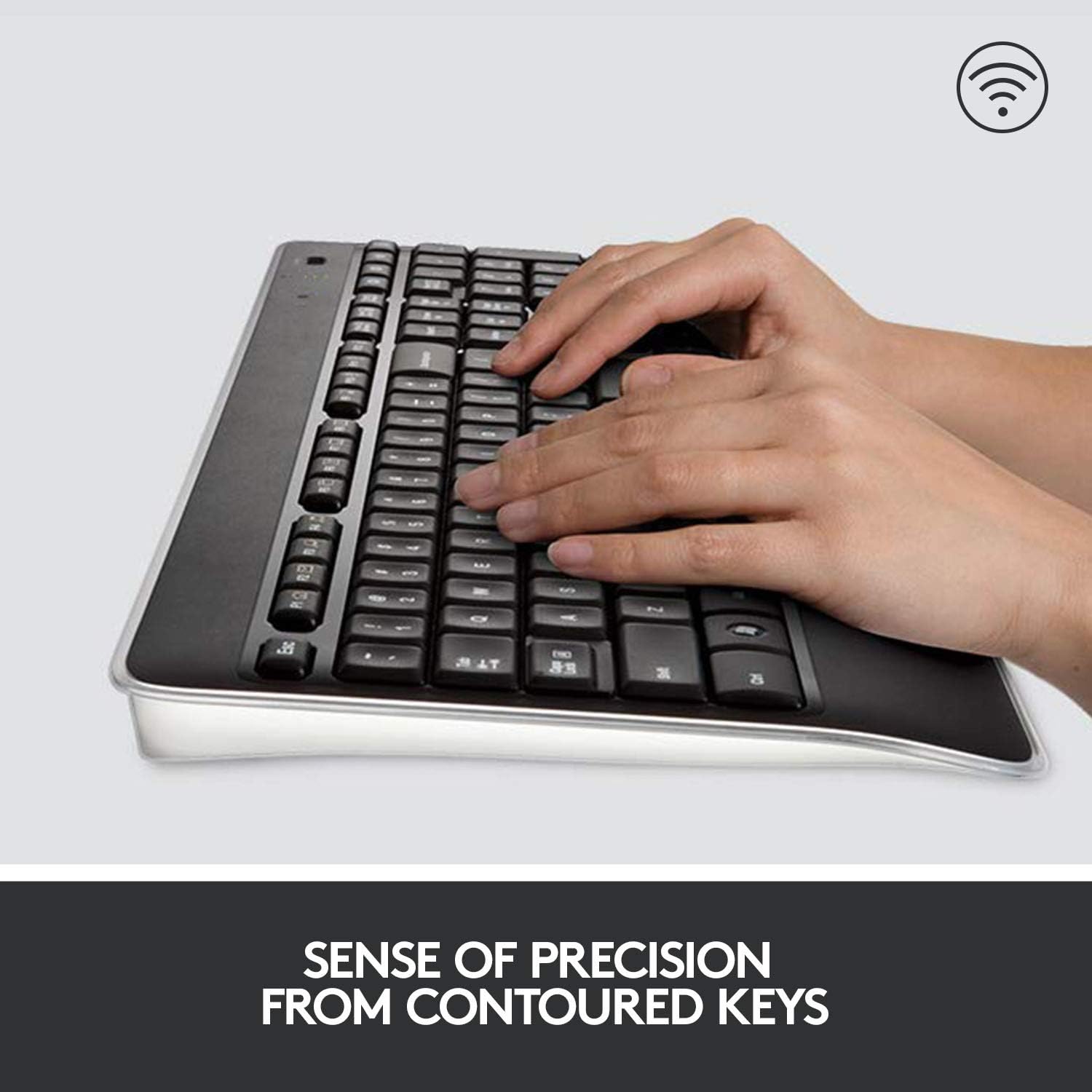 Logitech K800 Wireless Illuminated Keyboard — Backlit Keyboard, Fast-Charging, Dropout-Free 2.4GHz Connection: Electronics