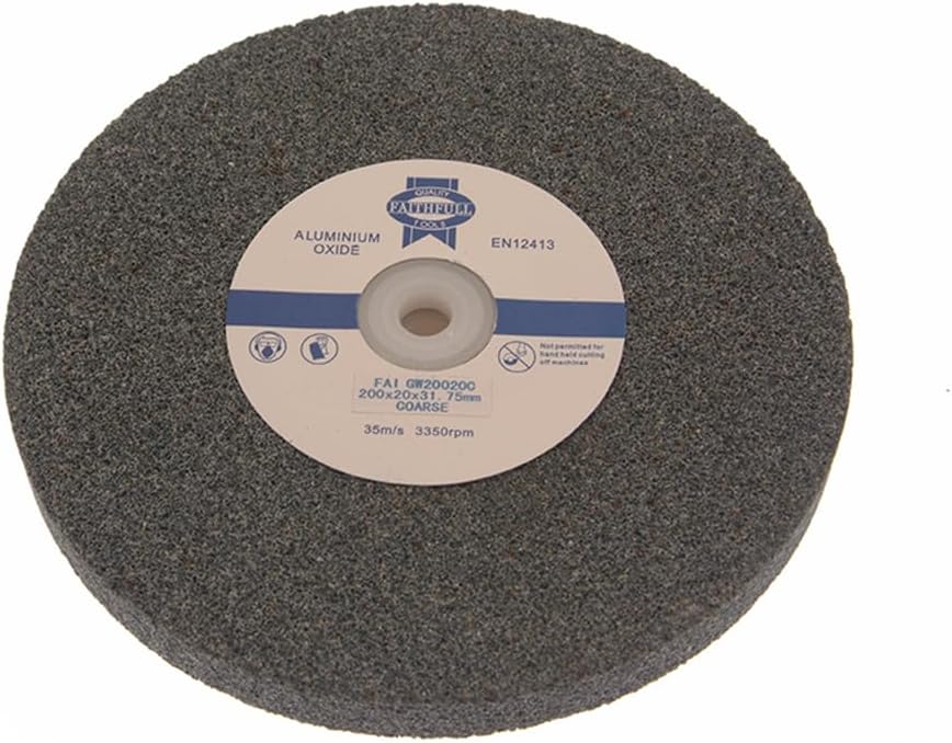 Faithfull FAIGW20020M Bench Grinding Wheel Alox 200mm x 20mm Medium 36G