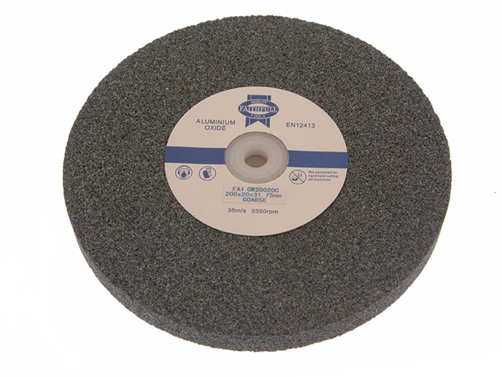 Faithfull GW15020GG General Purpose Grinding Wheel 150 x 20mm - Green Grit