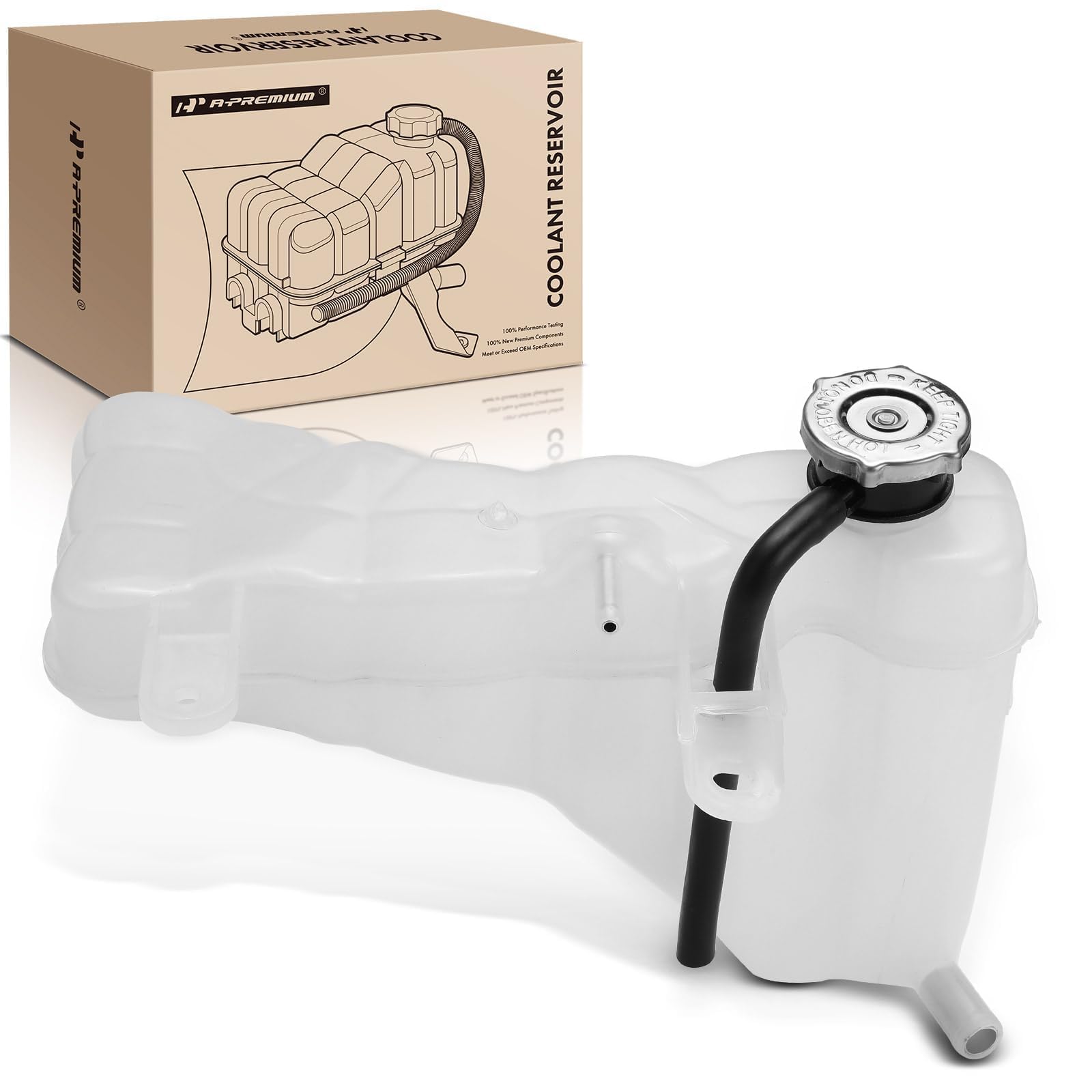 Evan Fischer Coolant Reservoir Compatible With 2006-2009 Pontiac Solstice, Fits 2007