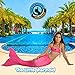 Tendol 3 Pc Swimming Mermaid Tail, Monofin Compatible, for Children, (Mono-fin not Included) (Pink Small)