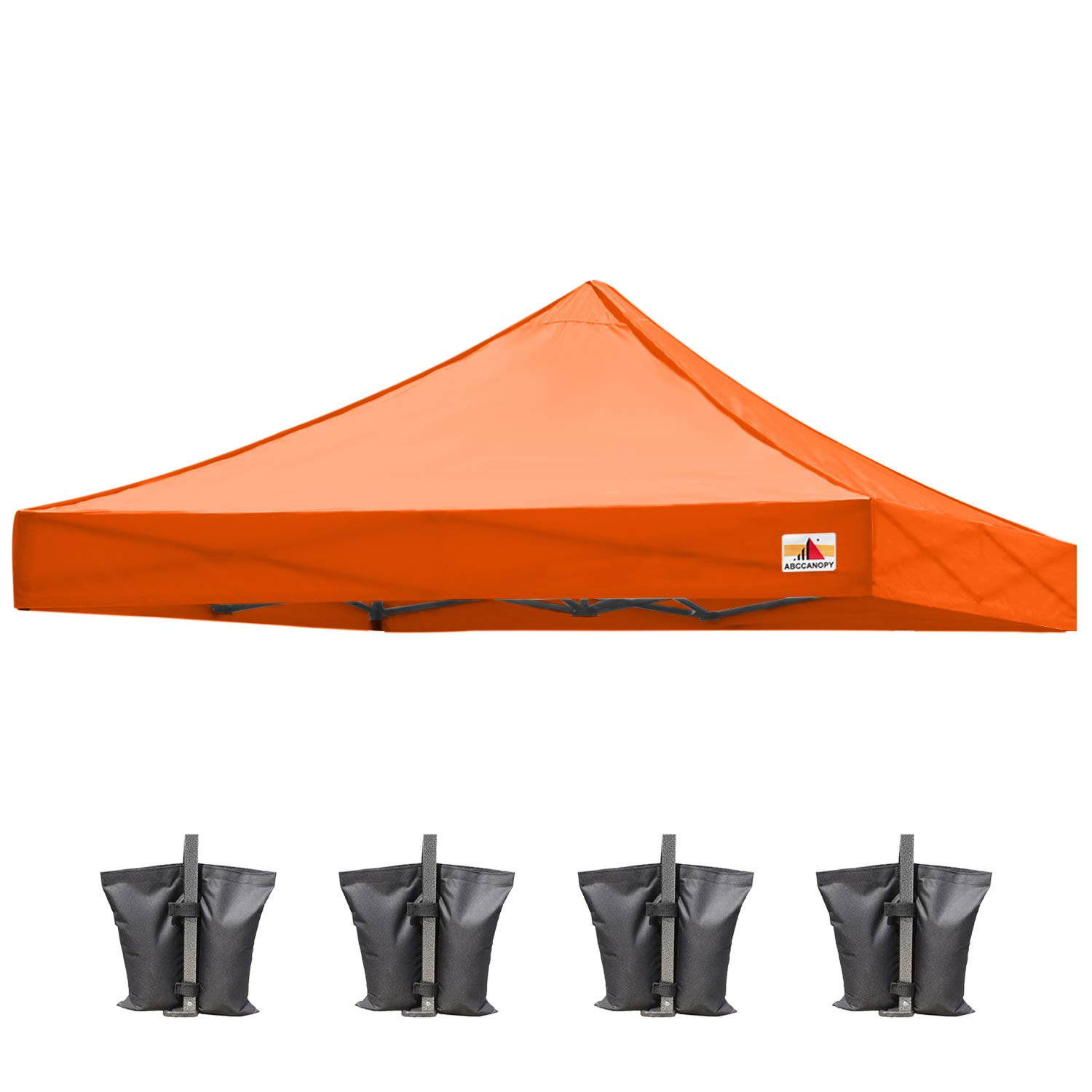 ABCCANOPY Replacement Canopy Top for Commercial Canopy Tent (10x10, Orange)