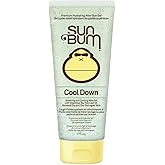 Sun Bum Cool Down Aloe Vera Gel | Vegan and Hypoallergenic After Sun Care with Cocoa Butter to Soothe and Hydrate Sunburn Pai