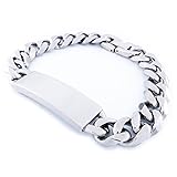 Stainless Steel Faceted Curb Chain Plain ID
