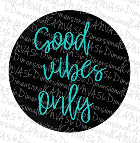 Good Vibes Only jeep tire cover