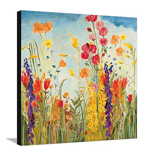 Canvas Print Wall Art ‘Laughter’ by Jill Martin, 30×30 in