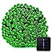 Binval Solar Powered Christmas String Lights 100 LED 8 Modes Fairy D¨¦cor Lighting for Outdoor, Indoor, Patio, Garden Tree, Wedding, Homes, Curtain, Valentine's Day Decorations(Green)