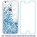 Caka iPhone 6 6S Plus Case, iPhone 8 Plus Case for Girls Glitter Flowing Liquid Floating Luxury Bling Sparkle Soft TPU Case for iPhone 6 Plus 6S Plus 7 Plus 8 Plus (5.5 inch) (Blue)