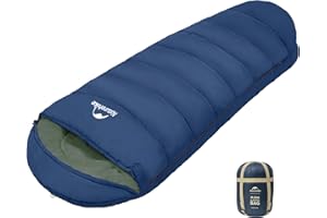 Naturehike Mummy Backpacking Sleeping Bag for Cold Weather, Winter Camping Sleeping Bag for Adults, Cotton Comfortable Sleepi