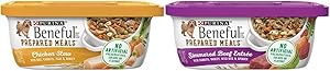 Purina Beneful Prepared Meals Adult Wet Dog Food - (8) 10 Oz. Tubs