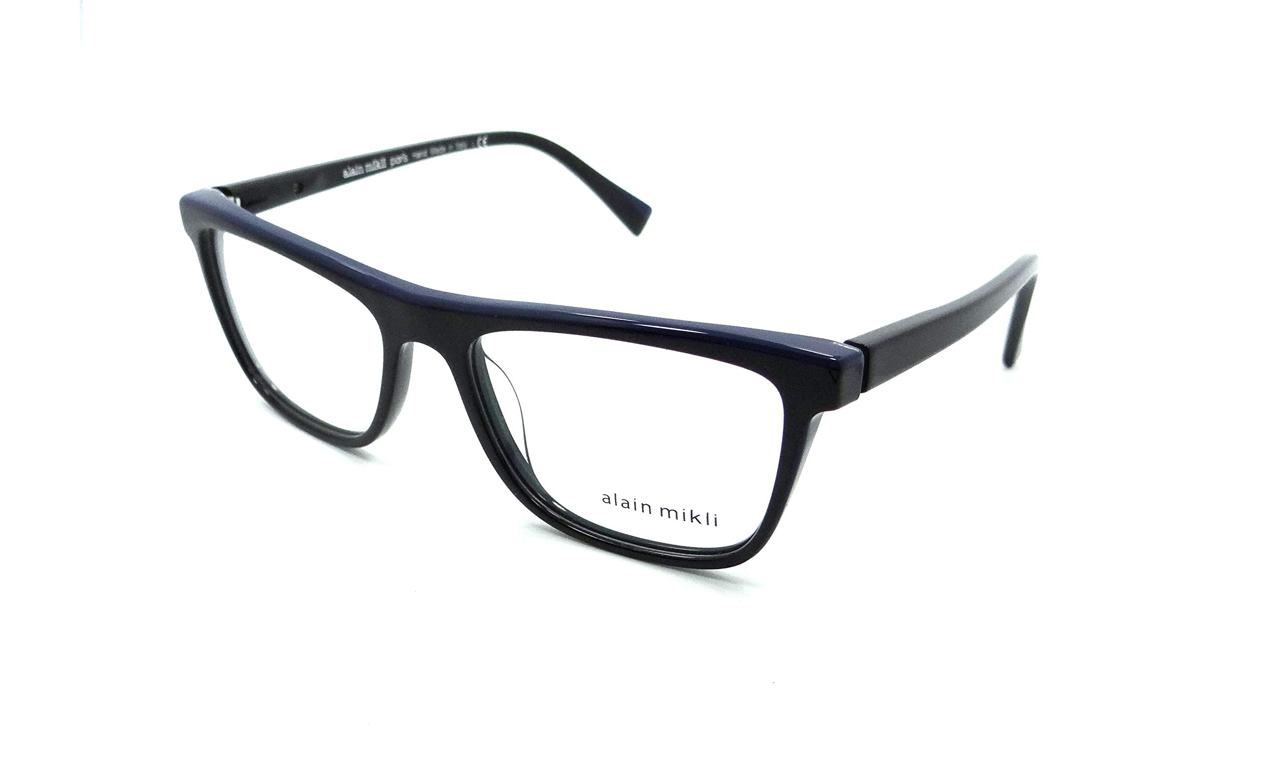 Rectangular Eyeglasses A03083 001 Blue/Black 54mm 3083