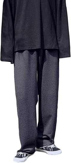 Amazon Rehoodnロングパンツ メンズ スウェットパンツ カジュアル スポーツ パンツ ワイドパンツ 黒 ファッション ハロンパンツ ゆったり 無地 かっこいい 秋 大きいサイズ ロングパンツ 通販