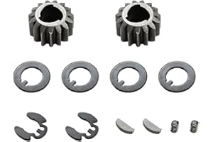 MIZONEPARTS Pinion Gear Kit 105-3040 Recycler Rear Wheel Gear Kit for Toro 22 Recycler Lawn Mower, 105-3040 Pinion Gear, 105-6840 Thrust Washer, 65-2720 Ring Clip, 39-9650 Compression Spring, 612066 Key