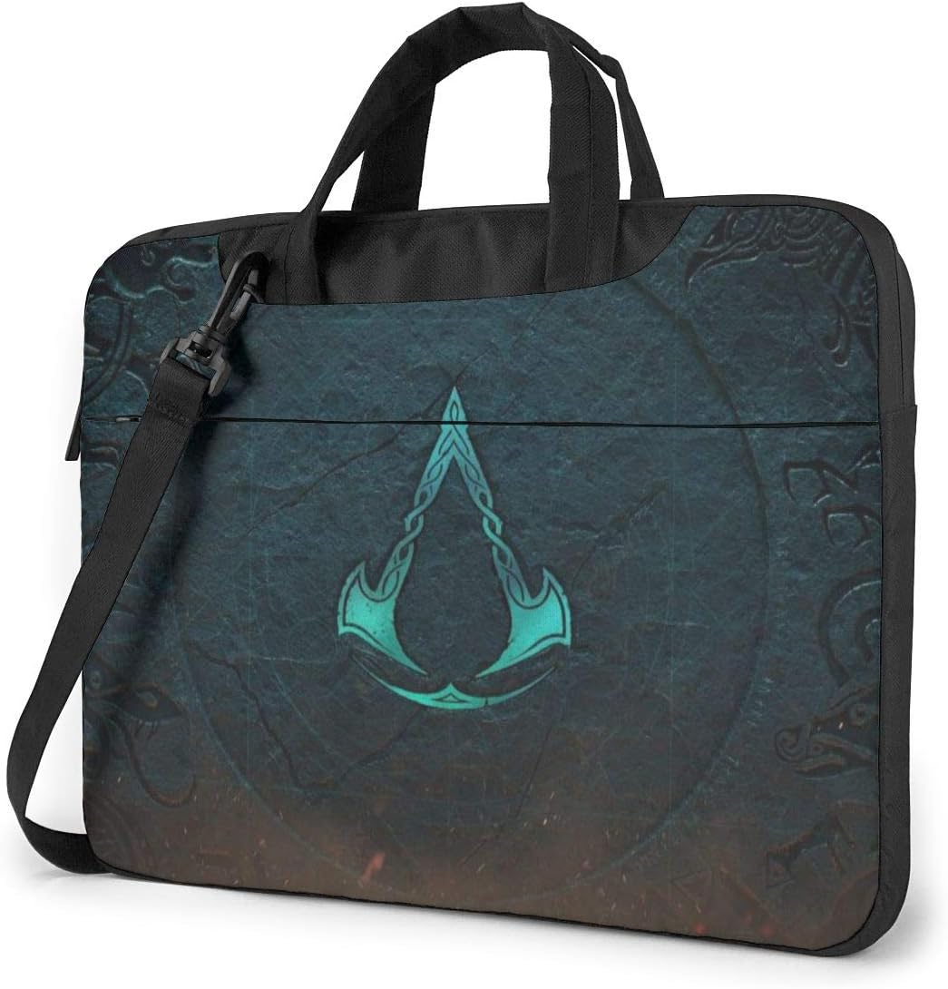 Assassin's Creed Laptop Bags Laptop Protective Cases Hand held One Shoulder Shockproof Oxford Laptop Protective Case/Tablet PC Briefcase Compatible Bag