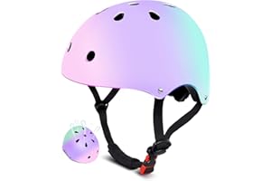 NIKISHAP Kids Helmet for 2-3-5-8-14 Ages(Toddler/Kids/Youth) Girls and Boys, Ventilation and Impact Resistance Toddler Helmet for Multi-Sport Bicycle Scooter Inline Roller Skate and Skateboarding