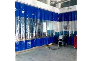 Curtain Track Industrial Wash Curtains Car Wash Partition Curtain Quick Rolling and Easy to Clean for Pergola Porch Gazebos (