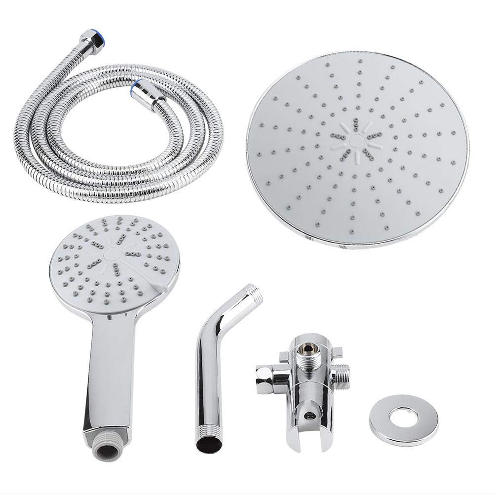 Shower Head And Hose Set, Water Saving Large Shower Head High Pressure Shower Heads Powerful Shower Head 3 Way Multi Setting Rainfall Style Dual Handheld Shower Head for Shower