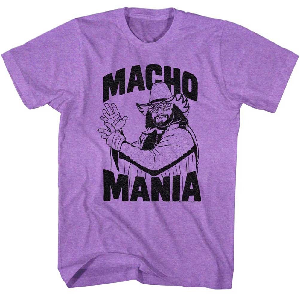 Macho Man Shirt Mania T Shirt 5272 Seknovelty