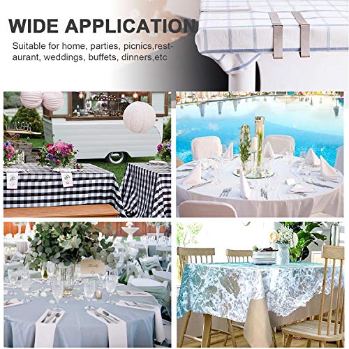 image for HOOSUN Tablecloth Clips,Picnic Table Cover Clips,Tablecloth Clamps, St