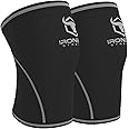 Iron Bull Strength 7mm Knee Sleeves (Pair) for Weightlifting & Powerlifting (USPA, IPL, IWF & USAW Approved) | High-Performance Knee Compression Support For Squats, Weight Lifting - Men and Women