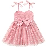 Toddler Baby Girl Tutu Dress Summer Smocked Ruffle Sleeveless Princess Birthday Party Dresses Tulle Bowknot Sundress