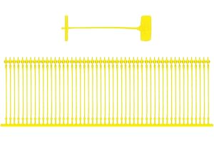 Satsonik 25mm(1 Inch) Yellow Tag Gun Barbs (Fasteners) for Any Standard Price Labels Clothing Tagging Attachers - 5000 Pcs