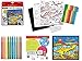 Faber-Castell Color by Number Foil Fun - T-Rex - Color and Display 1 Dinosaur Color by Number Board